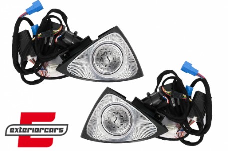 LED 3D rotirajući visokotonci na prednjim vratima 64 boje / Mercedes E-klasa W213 S213 C238 (2016-2019), TWT64CRW213