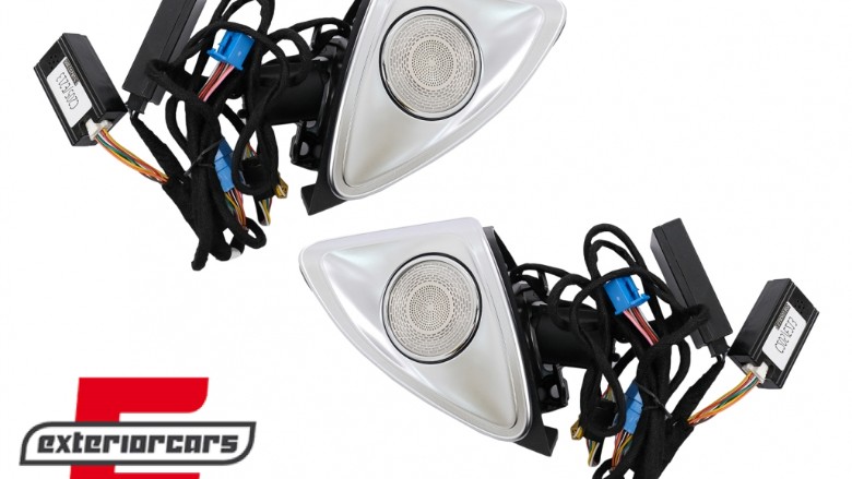 LED 4D rotirajući visokotonci na prednjim vratima 64 boje / Mercedes S-klasa W222 (2013-2020), TWT64C4DW222