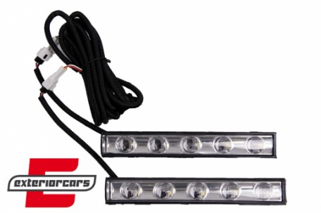 LED dnevna svjetla AMG dizajn (chrome) / Mercedes G-klasa W463 (1989-2012), DRLMBW463C