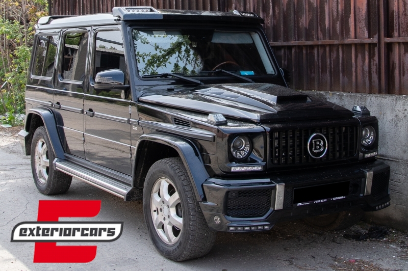 LED dnevna svjetla AMG dizajn (crna) / Mercedes G-klasa W463 (1989-2012), DRLMBW463B