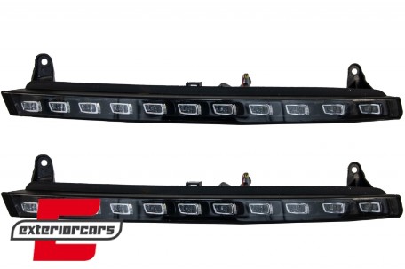 LED DRL dnevna svjetla & žmigavci OEM Facelift dizajn / Audi Q7 4L (2006-2009), AUQ7DRL