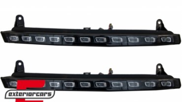 LED DRL dnevna svjetla & žmigavci OEM Facelift dizajn / Audi Q7 4L (2006-2009), AUQ7DRL