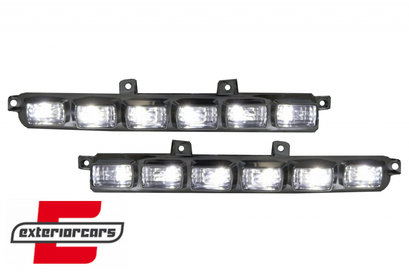 LED DRL za prednji nastavak branika B-dizajn / Mercedes G-klasa W463 (1989-2017), DRLFBSW463