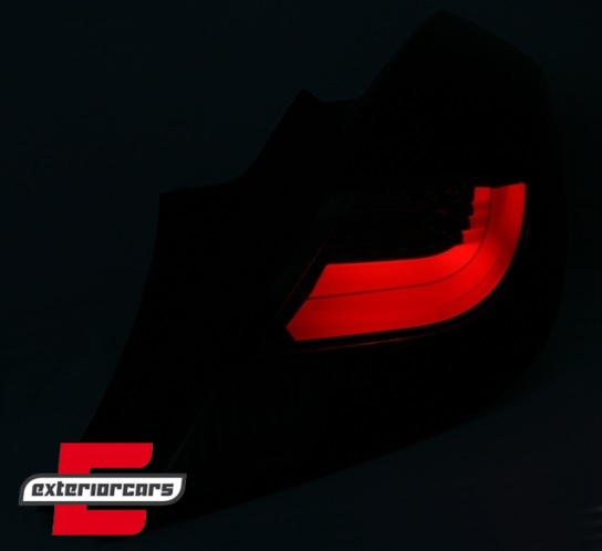 LED LightBar stražnja svjetla (crvena/smoke) / Opel Corsa D (2006-2014) hatchback 3V, LDOP57