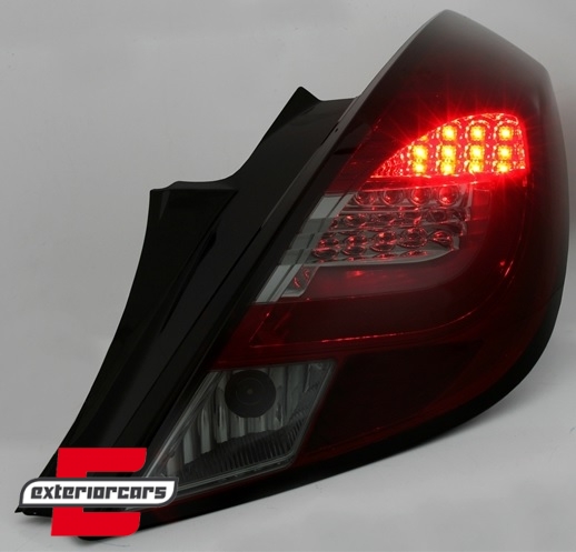 LED LightBar stražnja svjetla (crvena/smoke) / Opel Corsa D (2006-2014) hatchback 3V, LDOP57