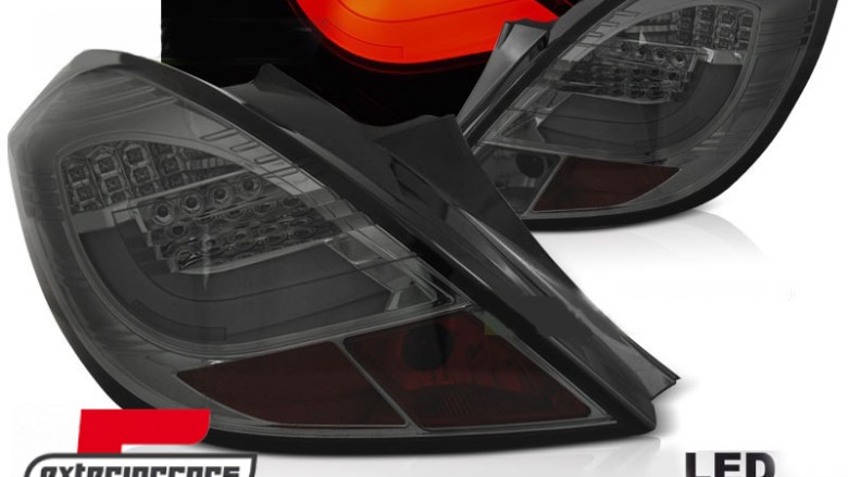 LED LightBar stražnja svjetla (smoke) / Opel Corsa D (2006-2014) hatchback 3V, LDOP58