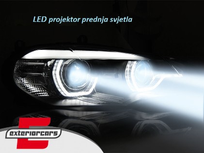 LED prednja svjetla 3D Angel Eyes LED DRL XENON (crna) / BMW X5 E70 (2007-2013), LPBMO0
