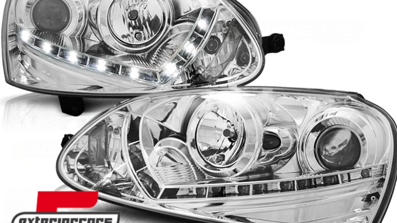 LED prednja svjetla DayLight (chrome) / Volkswagen Golf 5 (2003-2008), LPVWD2