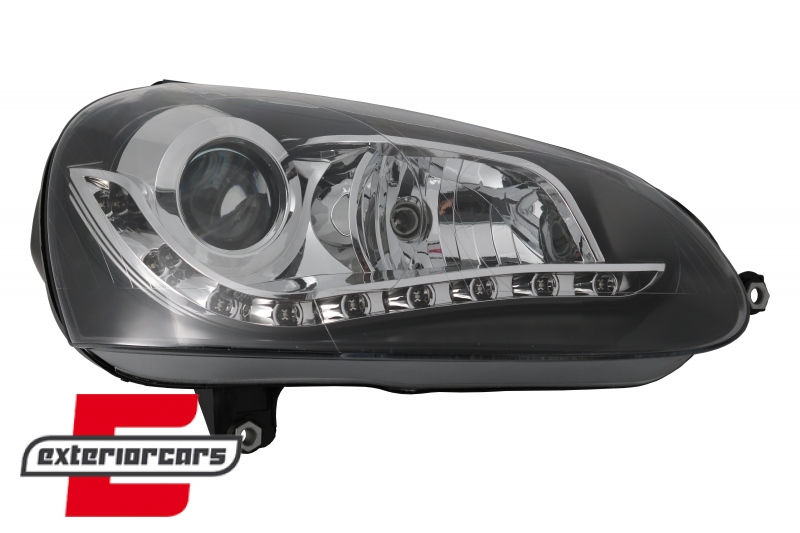 LED prednja svjetla DayLight (crna) / Volkswagen Golf 5 (2003-2008), LPVWG5