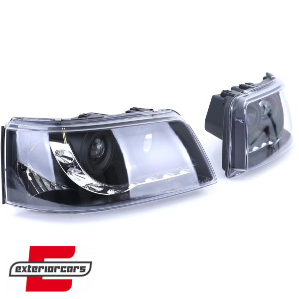 LED prednja svjetla DayLight (crna) / VW T5 (2003-2009), LPVW24