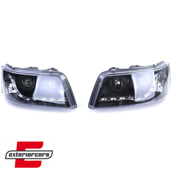 LED prednja svjetla DayLight (crna) / VW T5 (2003-2009), LPVW24