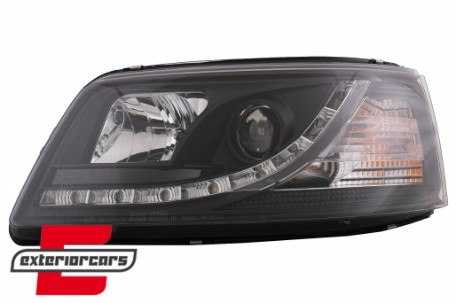 LED prednja svjetla DayLight (crna) / VW T5 (2003-2009), LPVW38