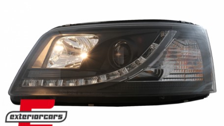LED prednja svjetla DayLight (crna) / VW T5 (2003-2009), LPVW38
