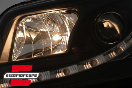 LED prednja svjetla DayLight (crna) / VW T5 (2003-2009), LPVW38