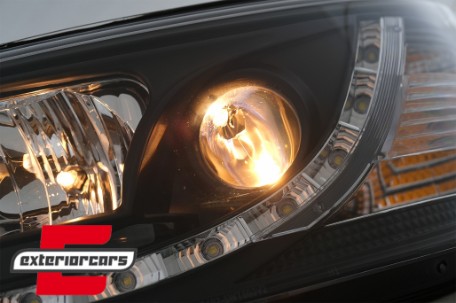 LED prednja svjetla DayLight (crna) / VW T5 (2003-2009), LPVW38
