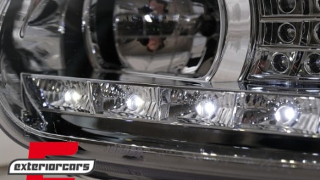 LED prednja svjetla DayLight LED žmigavci (chrome) / VW Golf 4 (1997-2005), LPVWB1