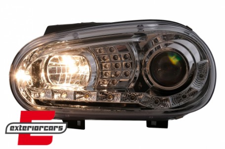 LED prednja svjetla DayLight LED žmigavci (chrome) / VW Golf 4 (1997-2005), LPVWB1