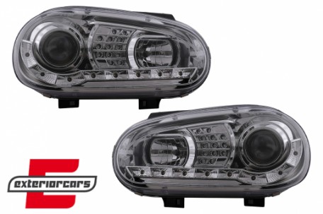 LED prednja svjetla DayLight LED žmigavci (chrome) / VW Golf 4 (1997-2005), LPVWB1