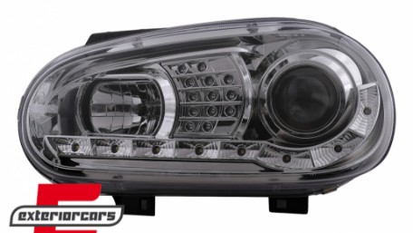 LED prednja svjetla DayLight LED žmigavci (chrome) / VW Golf 4 (1997-2005), LPVWB1