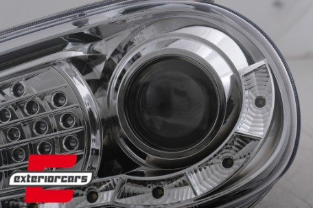 LED prednja svjetla DayLight LED žmigavci (chrome) / VW Golf 4 (1997-2005), LPVWB1