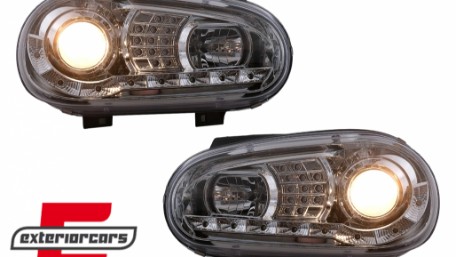 LED prednja svjetla DayLight LED žmigavci (chrome) / VW Golf 4 (1997-2005), LPVWB1