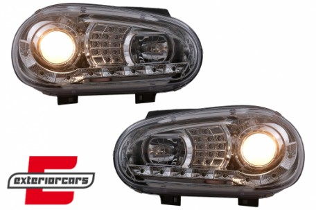 LED prednja svjetla DayLight LED žmigavci (chrome) / VW Golf 4 (1997-2005), LPVWB1