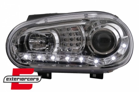 LED prednja svjetla DayLight LED žmigavci (chrome) / VW Golf 4 (1997-2005), LPVWB1