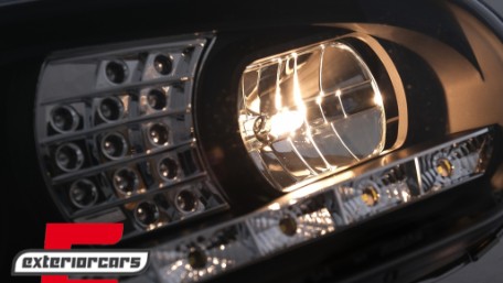 LED prednja svjetla DayLight LED žmigavci (crna) / VW Golf 4 (1997-2005), LPVWB2