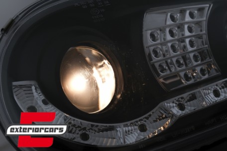 LED prednja svjetla DayLight LED žmigavci (crna) / VW Golf 4 (1997-2005), LPVWB2