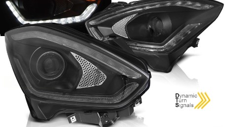 LED prednja svjetla Sekvencijalni Dinamički žmigavci (crna) / Suzuki Swift VI (2017-), LPSI08