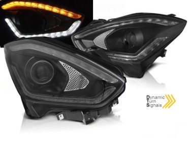 LED prednja svjetla Sekvencijalni Dinamički žmigavci (crna) / Suzuki Swift VI (2017-), LPSI08
