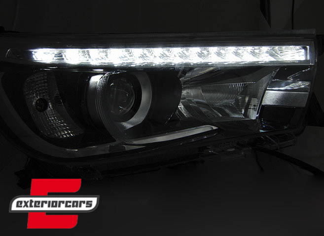 LED prednja svjetla TruDRL (crna) /Toyota Hilux (2016-), LPTO34