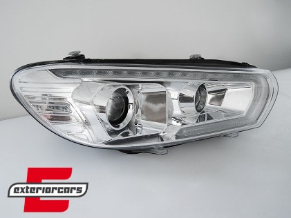 LED prednja svjetla TruDRL SEQ žmigavci (chrome) / VW Scirocco (2008-08.2014), LPVWU2