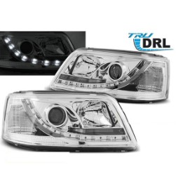 LED prednja svjetla True DRL (chrome) / VW T5 (2003-2009), LPVWJ8