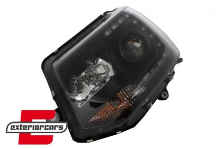 LED prednja svjetla True DRL (crna) / VW T5.1 (2010-2015), LPVWK3