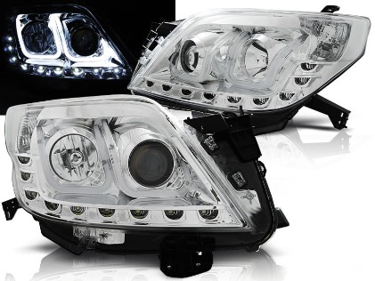 LED prednja svjetla TubeLight (chrome) / Toyota Land Cruiser 150 (2009-2013), LPTO28