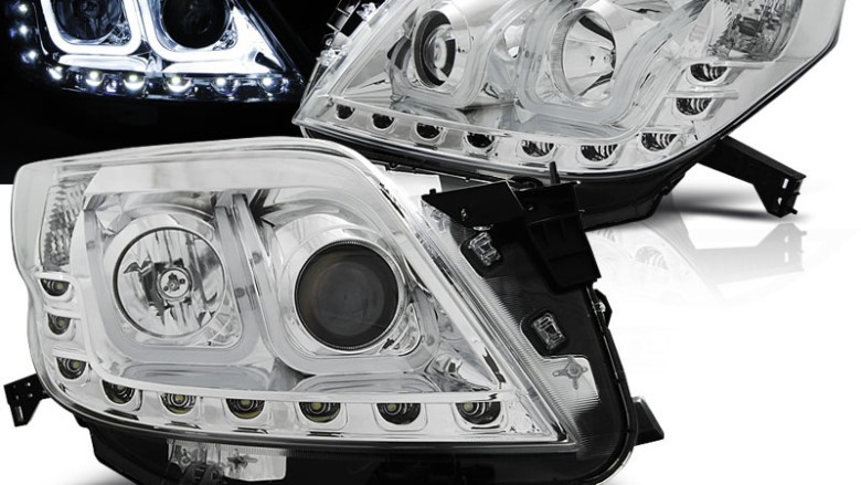 LED prednja svjetla TubeLight (chrome) / Toyota Land Cruiser 150 (2009-2013), LPTO28