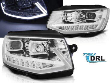 LED prednja svjetla TubeLight dizajn (chrome) / VW T6 (2015-2019), LPVWP9