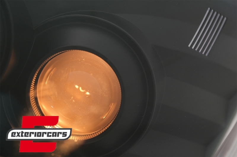 LED prednja svjetla TubeLight SEQ (crna) / Toyota Land Cruiser FJ120 (2003-2009), LPTO38