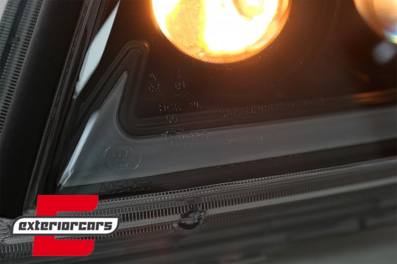 LED prednja svjetla TubeLight SEQ (crna) / Toyota Land Cruiser FJ120 (2003-2009), LPTO38