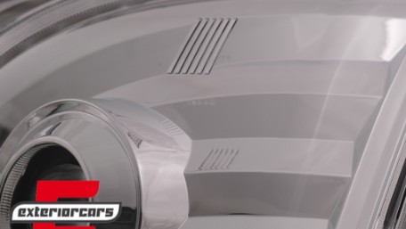 LED prednja svjetla TubeLight SEQ žmigavci (chrome) / Toyota Land Cruiser FJ120 (2003-2009), LPTO37