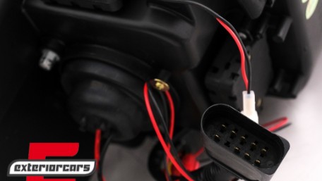 LED prednja svjetla TubeLight SEQ žmigavci (crna) / Volkswagen T6 (2015-2019), LPVWT4