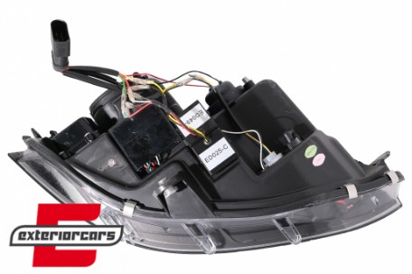 LED prednja svjetla TubeLight SEQ žmigavci (crna) / VW T5.1 (2010-2015), LPVWS6