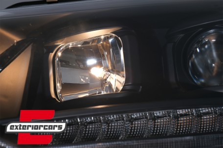 LED prednja svjetla TubeLight SEQ žmigavci (crna) / VW T5.1 (2010-2015), LPVWS6