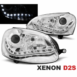 LED prednja svjetla Xenon (chrome) / Volkswagen Golf 5 (2003-2008), LPVWH8