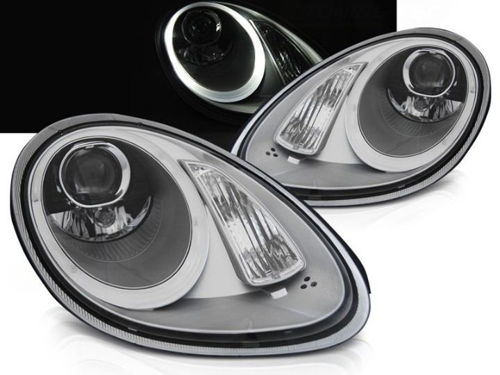 LED prednja svjetla Xenon (srebrna) / PORSCHE BOXSTER/CAYMAN (05-08), LPPO07