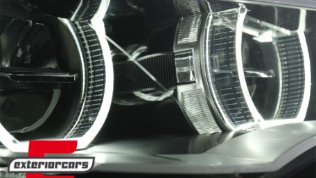 LED prednji farovi 3D Angel Eyes Xenon (chrome) / BMW X6 E71 (2008-2012), HLBME71LED