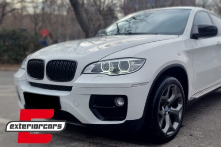 LED prednji farovi 3D Angel Eyes Xenon (chrome) / BMW X6 E71 (2008-2012), HLBME71LED