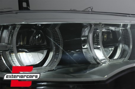 LED prednji farovi 3D Angel Eyes Xenon (chrome) / BMW X6 E71 (2008-2012), HLBME71LED