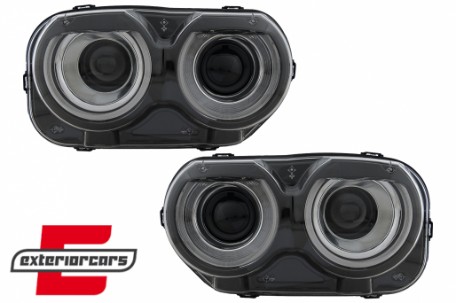 LED prednji farovi (crna) / Dodge Challenger (2015-2023), HLDOGCHA3F